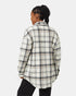 Tentree Women's Kapok Flannel Insulated Jacket - Vintage White Mineral Window Plaid