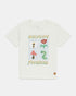 Tentree Kids Wildlife Journal T-Shirt - Cloud White Heather Fairway