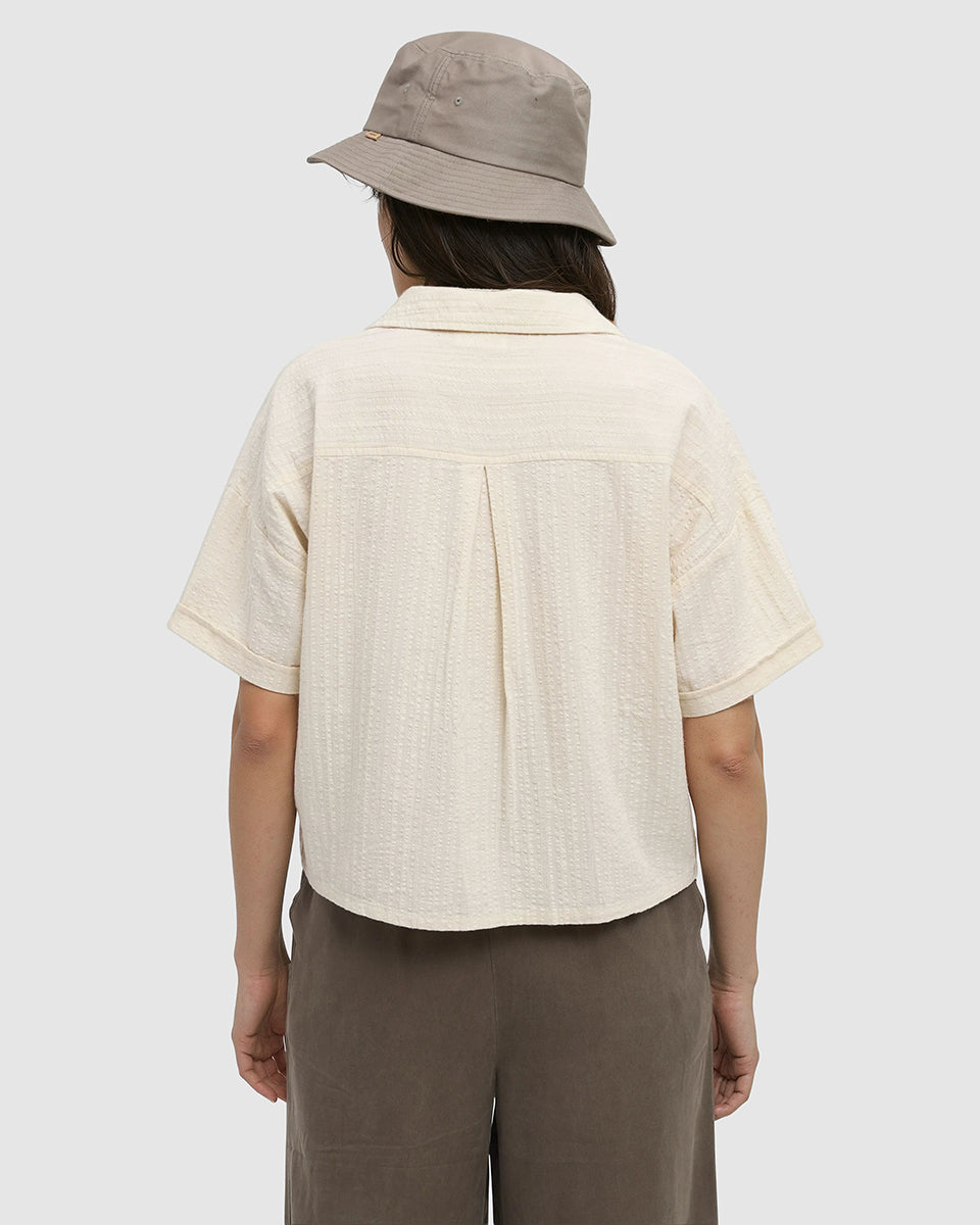 Tentree Women's Ashwood Shirt - White Oak