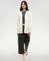 Tentree Women's Prairies Cardigan - Vintage White Heather