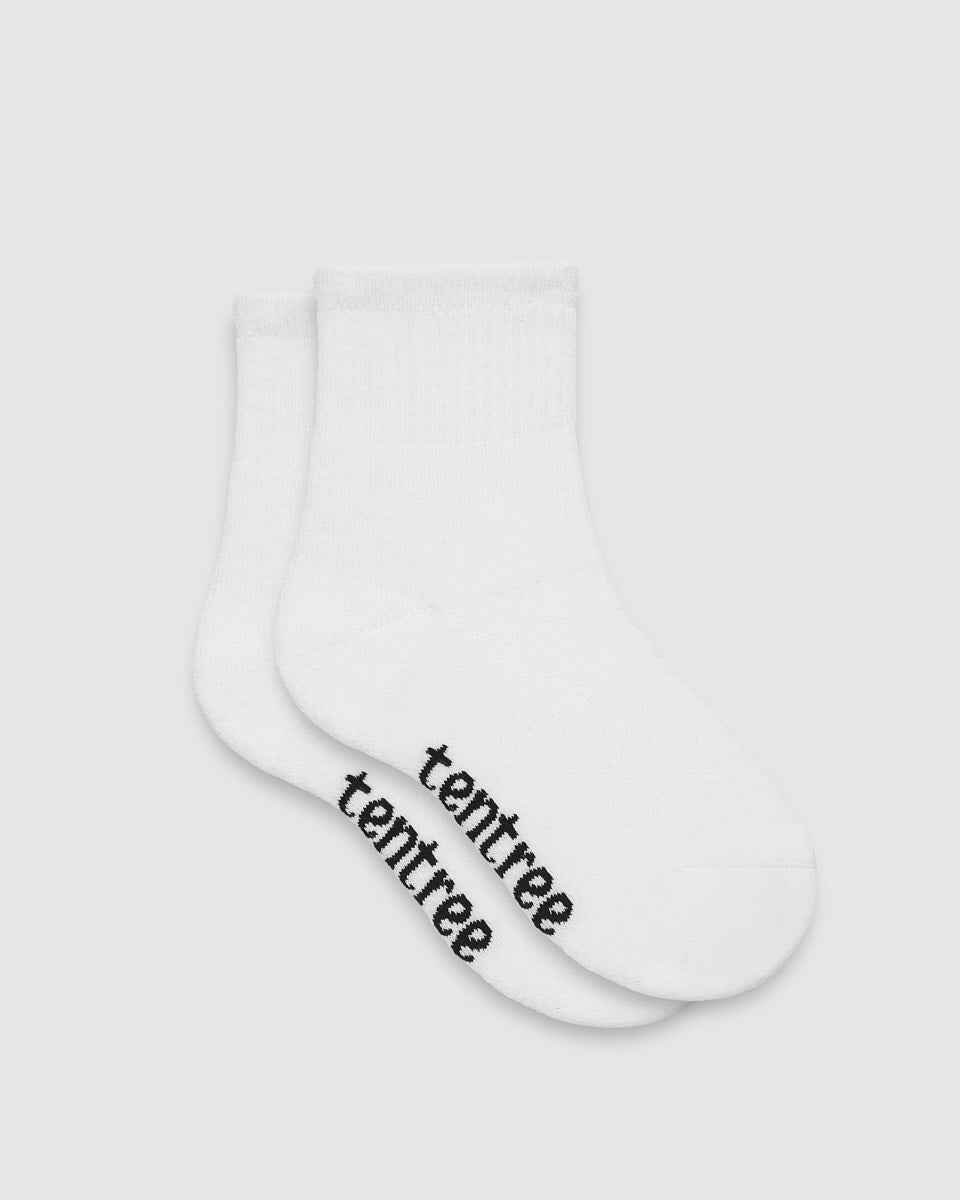 Tentree Cortes Socks (2-Pack) - White White