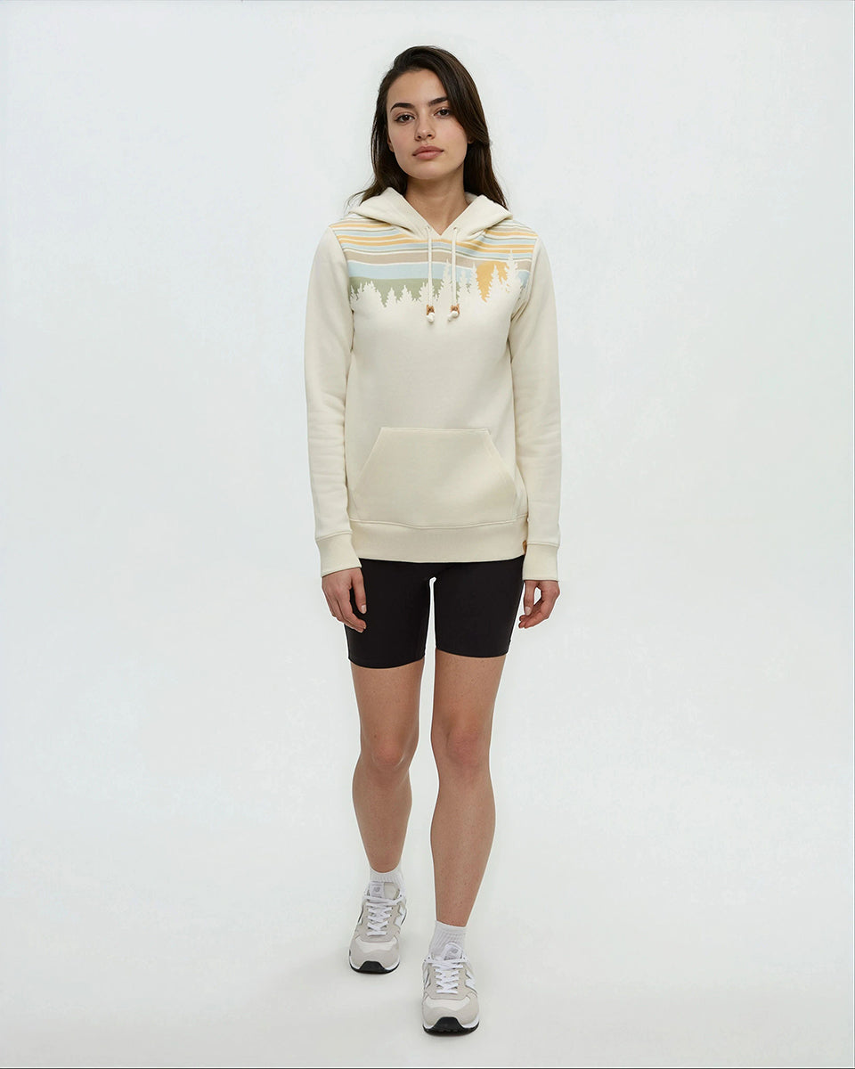 Tentree Women's Retro Juniper Hoodie - Undyed Dusk Yellow
