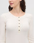 Tentree Women's Knowles Henley - Cotton White