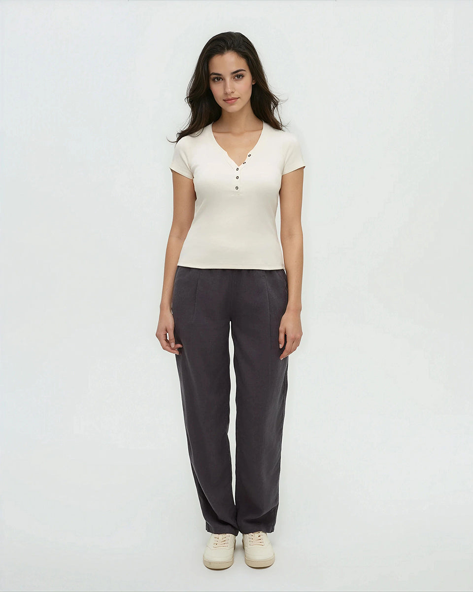 Tentree Women's Pinewood T-Shirt - Vintage White