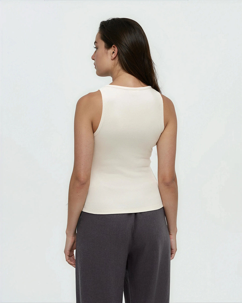 Tentree Women's Dover Tank - Vintage White