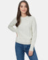 Tentree Highline TreeStitch Crew Sweater - Elm White Heather
