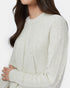 Tentree Highline TreeStitch Crew Sweater - Elm White Heather