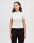 Tentree Women's Whitney Mockneck - Cotton White