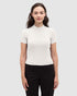 Tentree Women's Whitney Mockneck - Cotton White