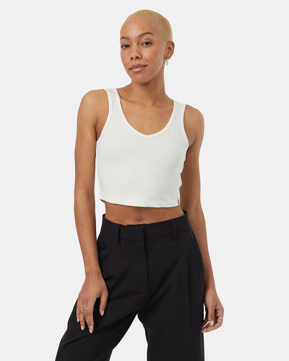 Tentree Combers Tank - White