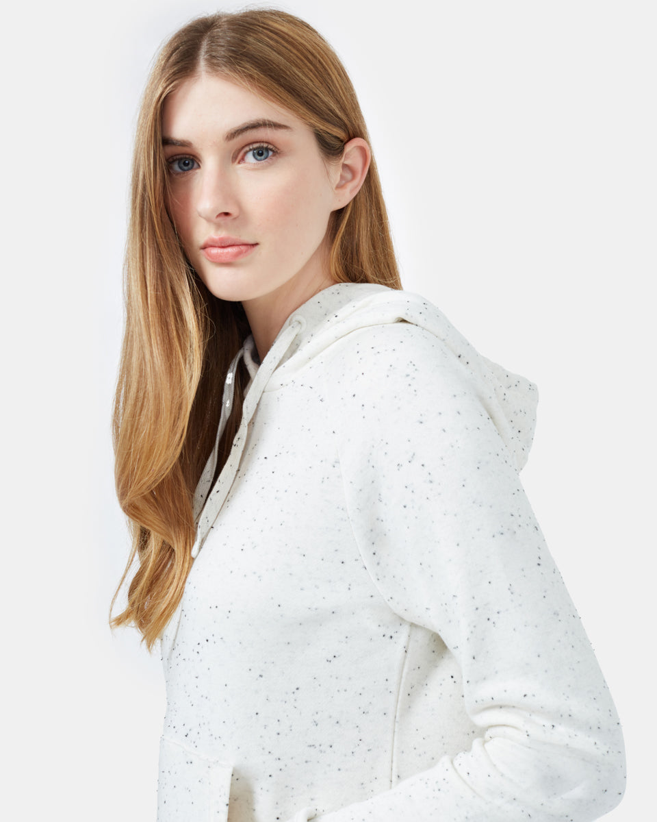 Tentree Speckled Hoodie - Cloud White Fleck