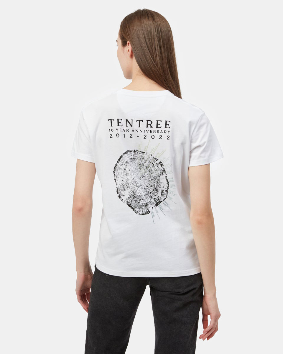 Tentree Ten Year T-Shirt - White