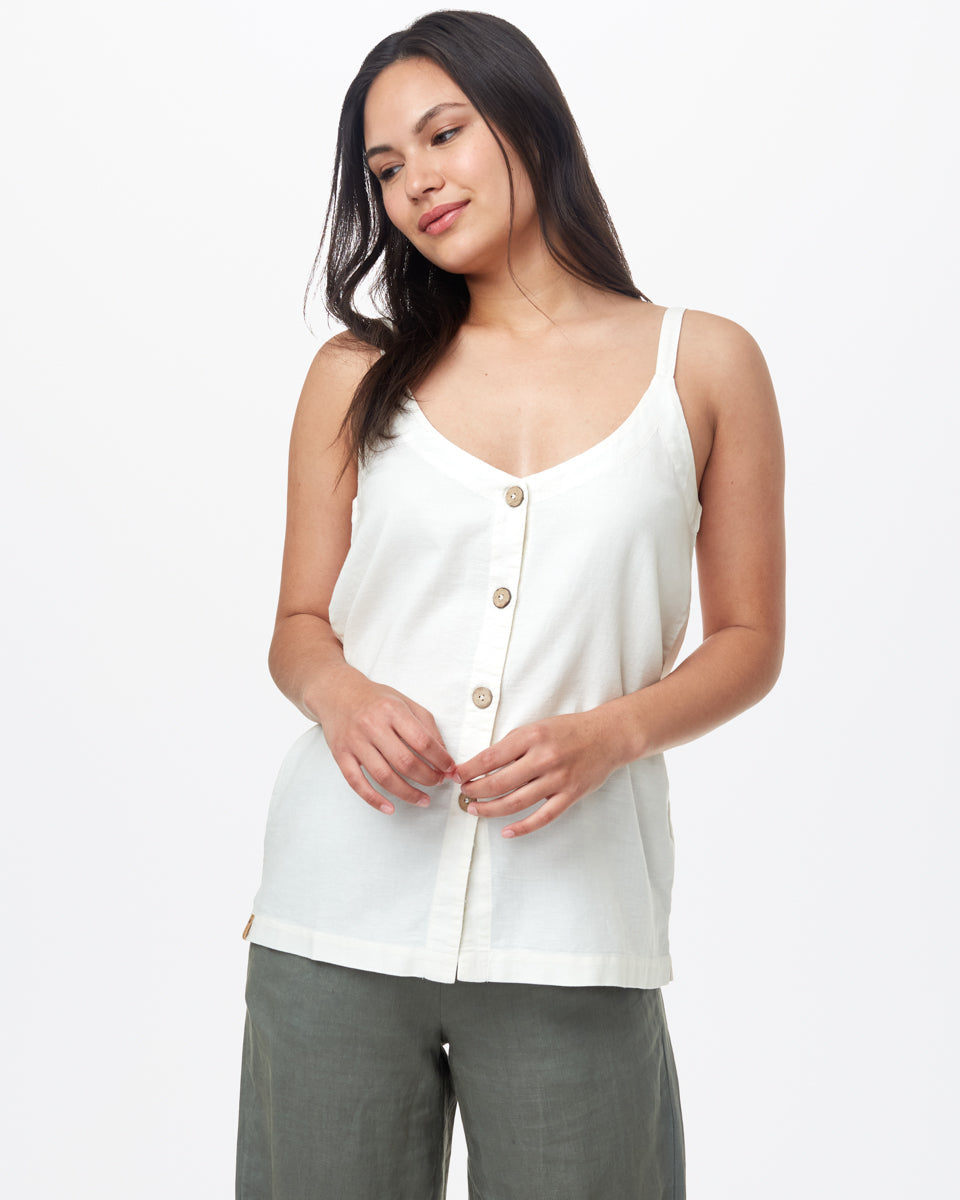 Tentree Women's Main Street Tank - Cloud White