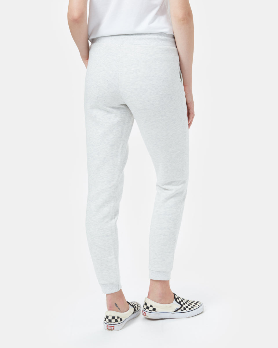 Tentree Bamone Sweatpant - Cloud White Heather