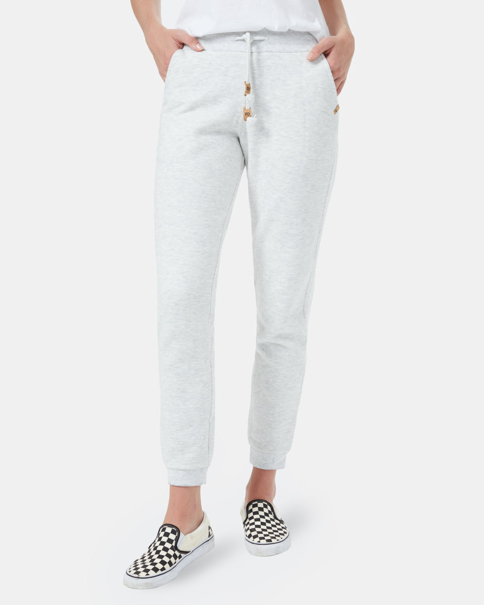 Tentree Bamone Sweatpant - Cloud White Heather