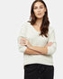 Tentree Highline V-Neck Sweater - Elm White Heather