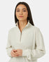 Tentree TreeWaffle Half Zip - Elm White Heather