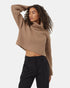 Tentree Women's Highline Wide Neck Turtleneck - Pine Bark