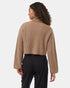 Tentree Women's Highline Wide Neck Turtleneck - Pine Bark
