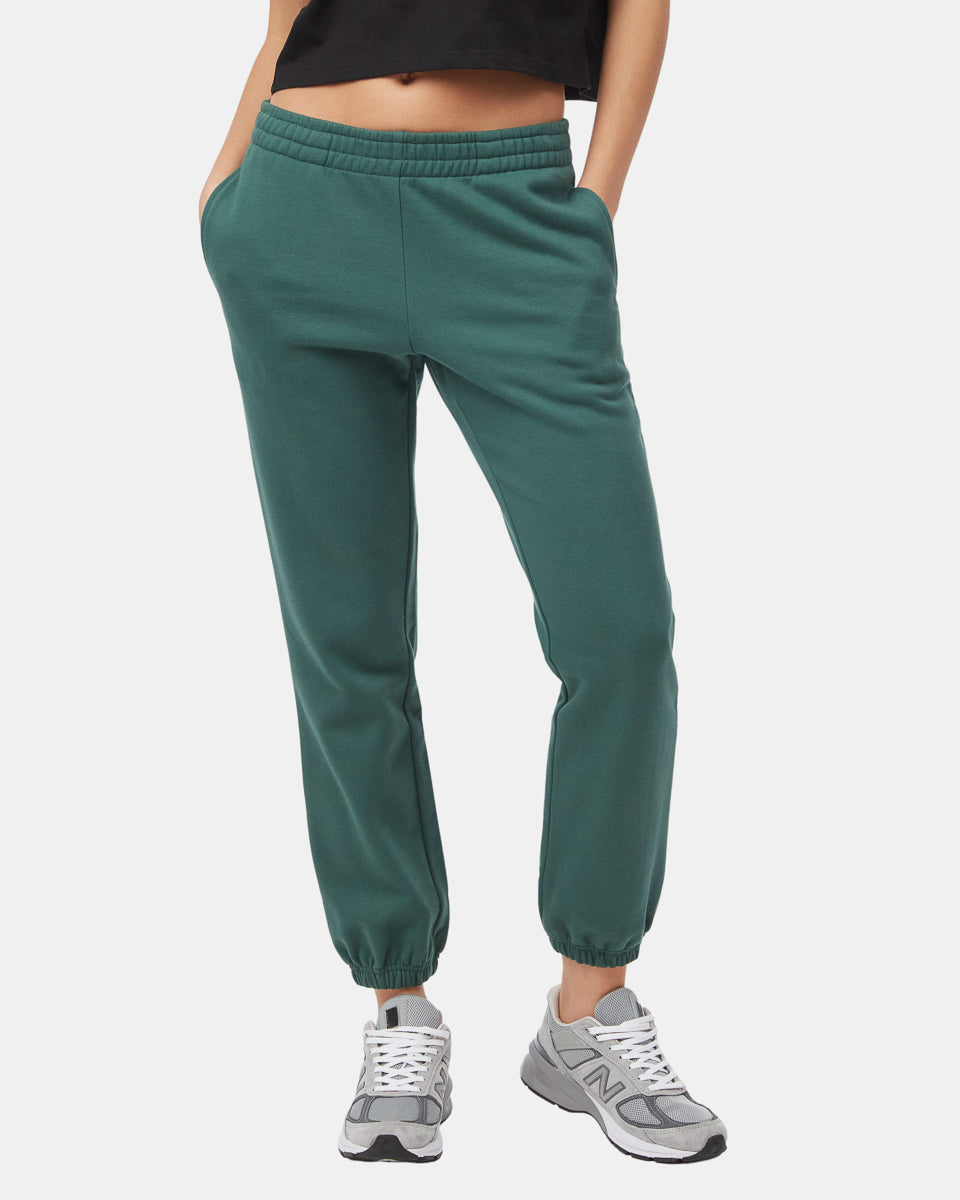 Tentree Women's Recycled Cotton Jogger - Hunter Green