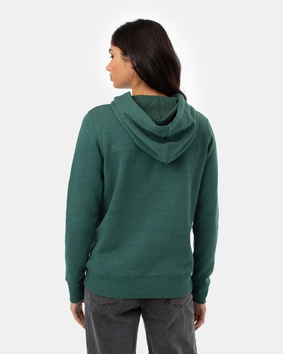 Tentree Women's Ten Hoodie - Hunter Green Heather