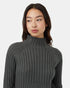 Tentree Women's Highline Mock Neck Sweater - Urban Green