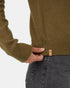 Tentree Women's Polo Sweater - Uniform Green