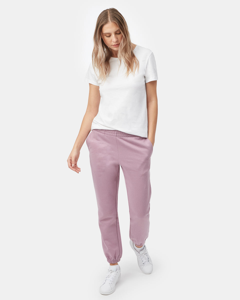 Tentree Women's Recycled Cotton Jogger - Lilac Chalk