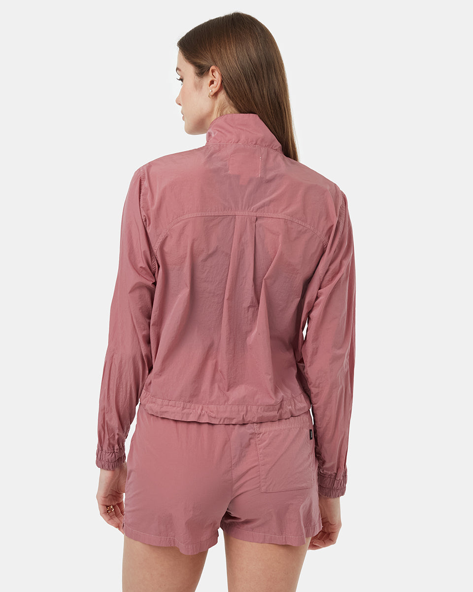 Tentree Women's Recycled Nylon Short Jacket - Dusky Orchid