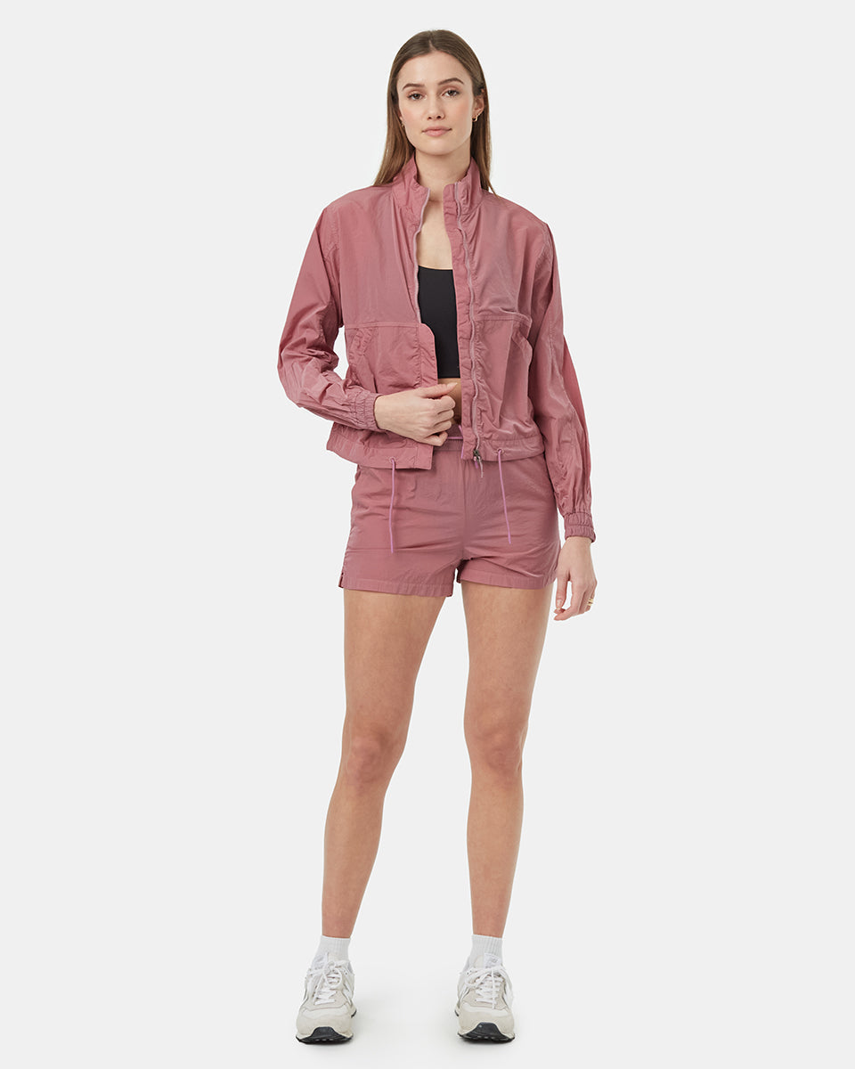 Tentree Women's Recycled Nylon Short Jacket - Dusky Orchid