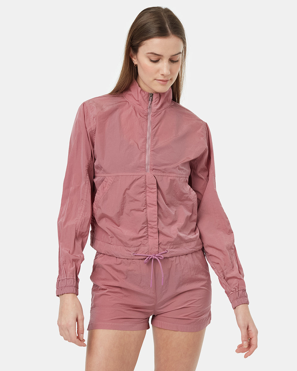 Tentree Women's Recycled Nylon Short Jacket - Dusky Orchid