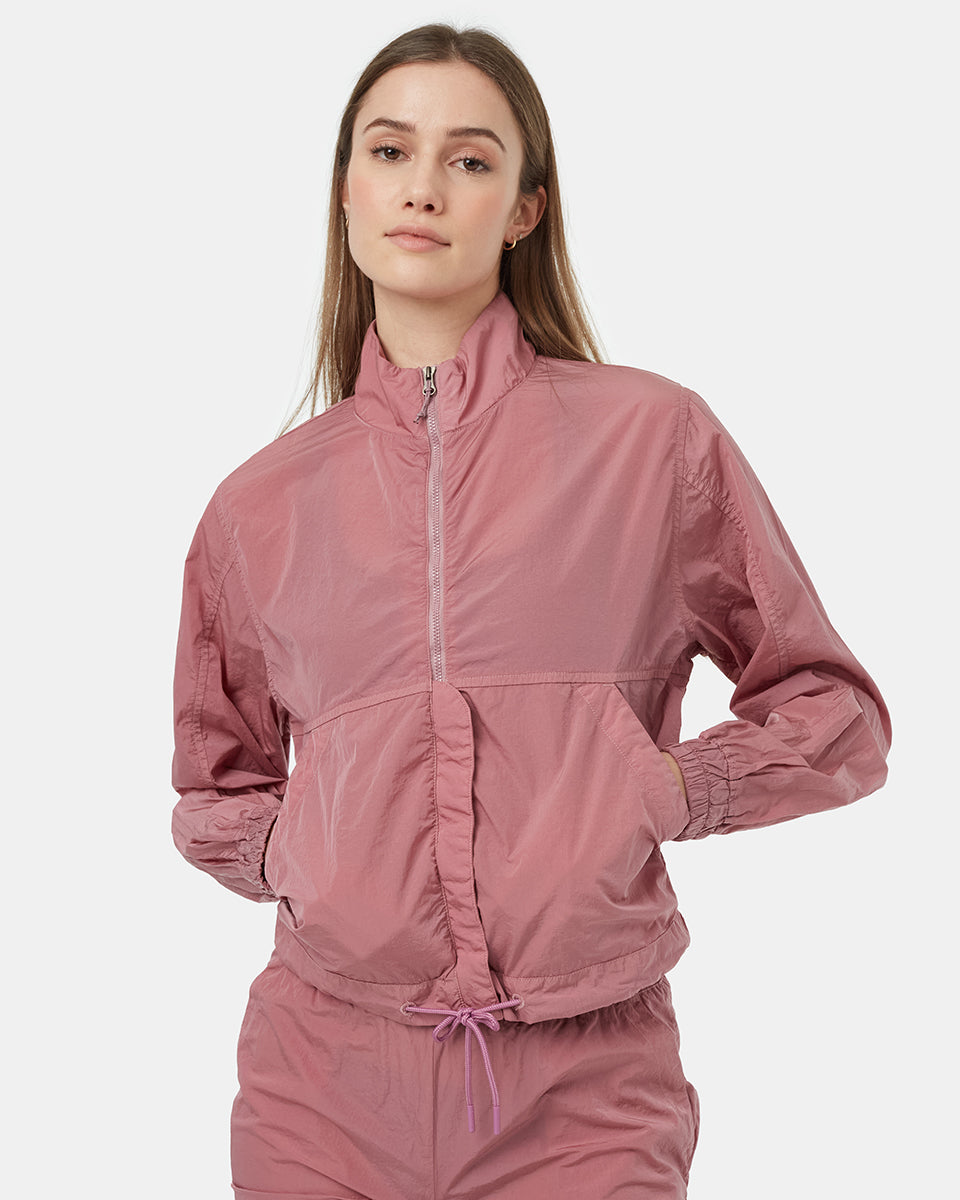 Tentree Women's Recycled Nylon Short Jacket - Dusky Orchid