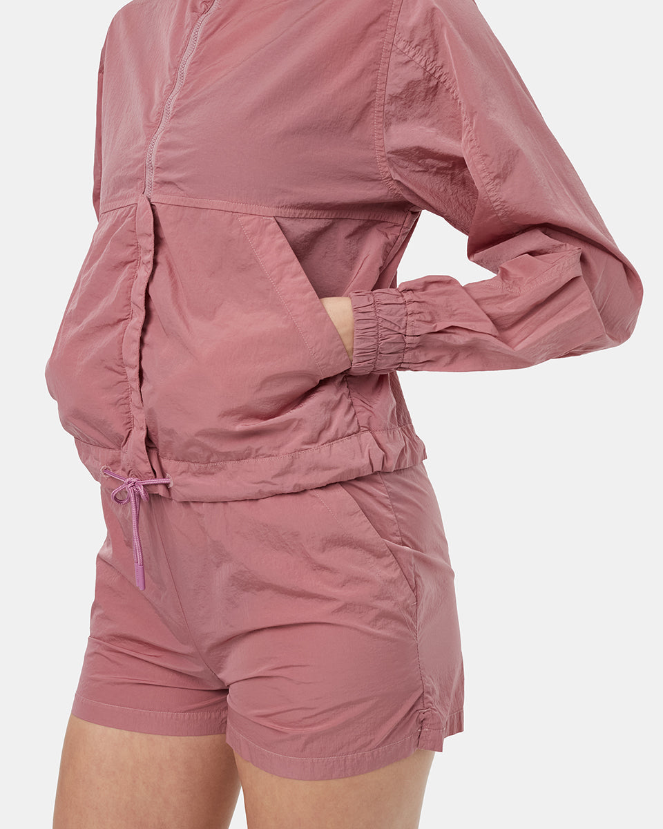 Tentree Women's Recycled Nylon Short Jacket - Dusky Orchid