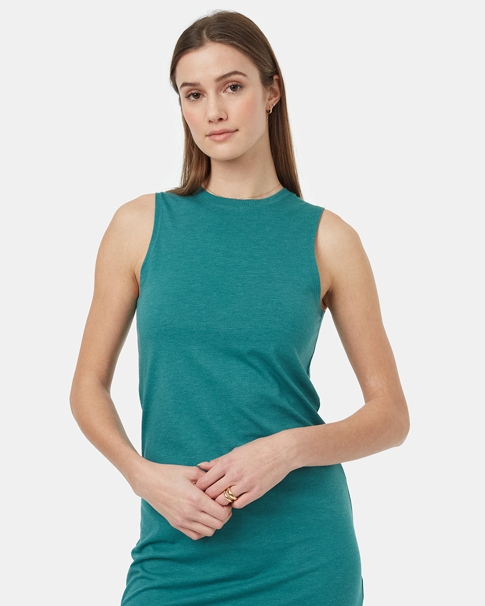 Tentree Women's TreeBlend Tank Dress - North Sea