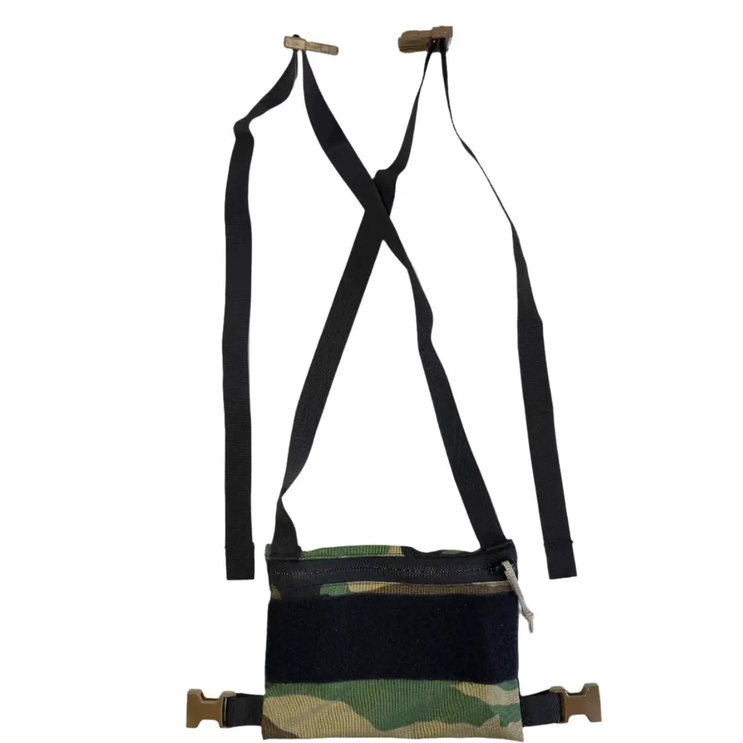 Recycled Firefighter Woodland Minimalist Chest Rig — product view 6