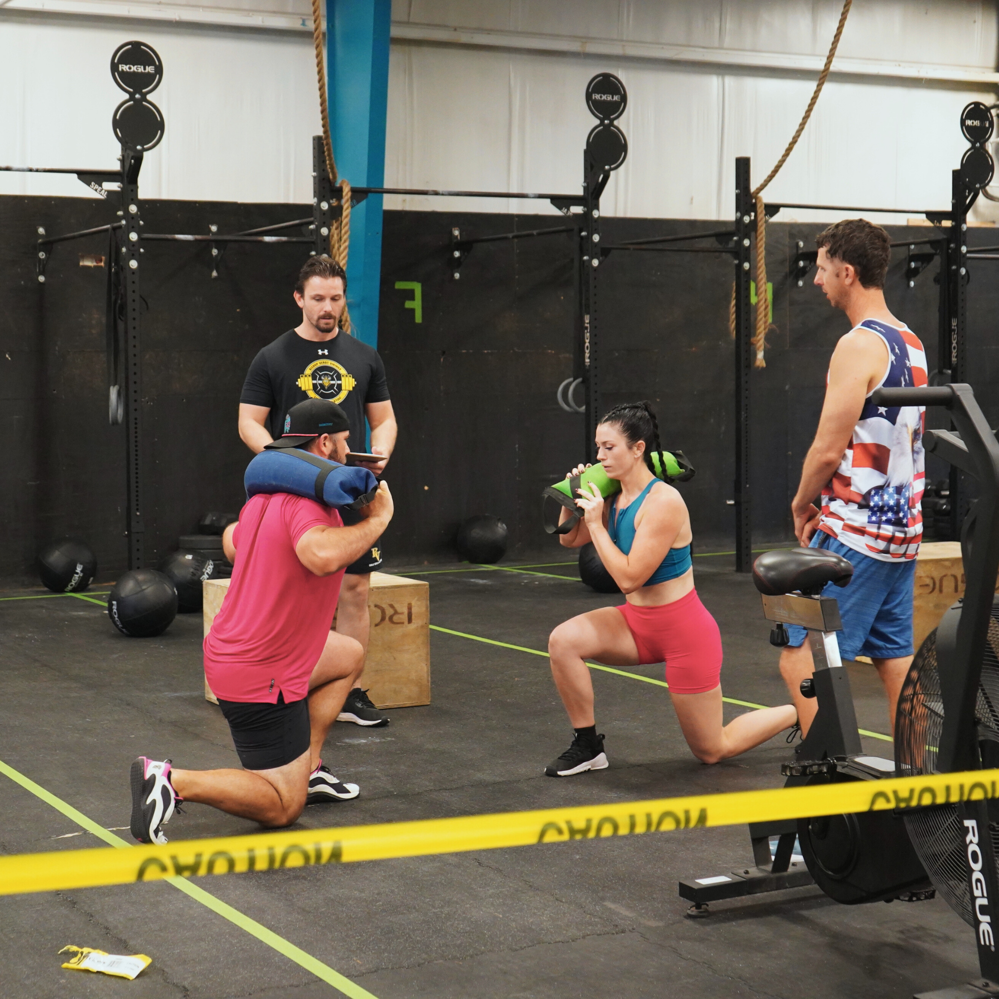 Recycled Firefighter Workout Battle Bag - Blaze — product view 20