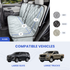 4Knines Rear Seat Cover for Fold Down Seats - No Hammock - XL