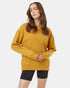 Tentree Women's TreeFleece Relaxed Crew - Harvest Gold