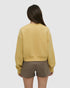 Tentree Women's Bluffs Cropped Crew - Dusk Yellow