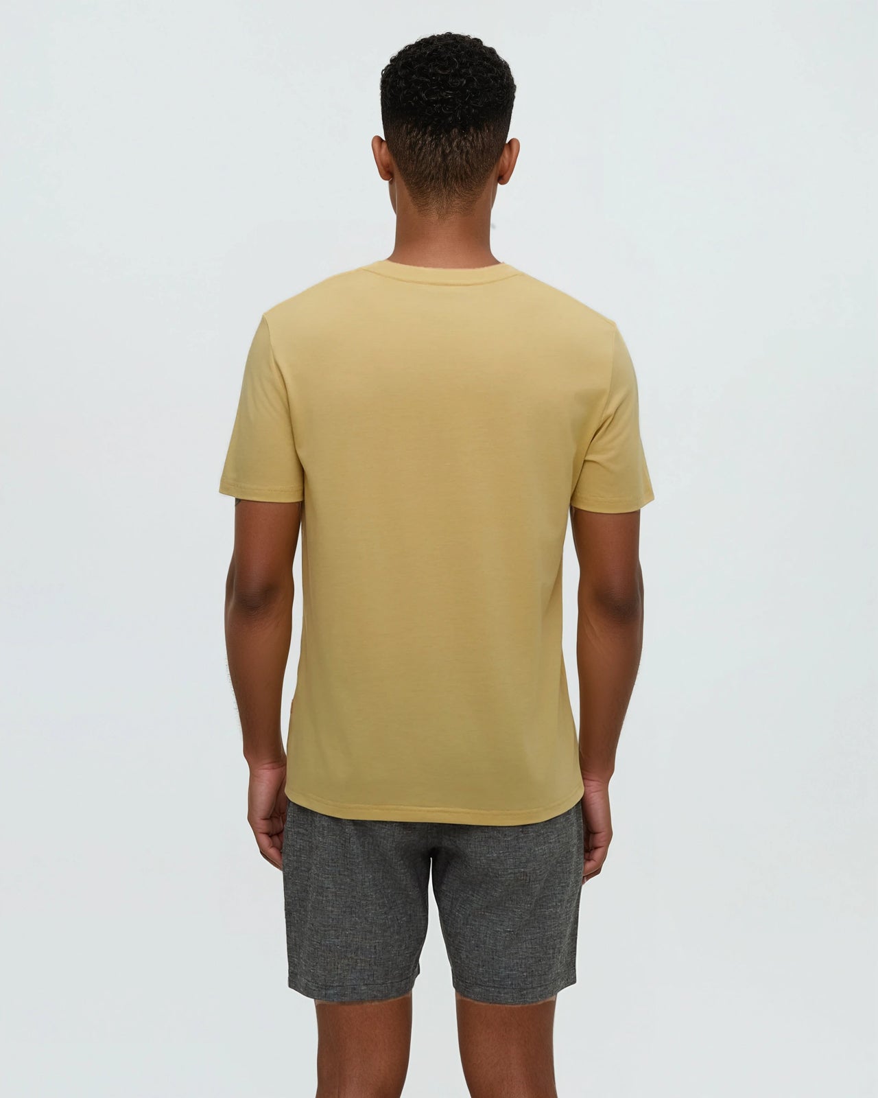 Tentree Men's TreeBlend Baker T-Shirt - Dusk Yellow Heather