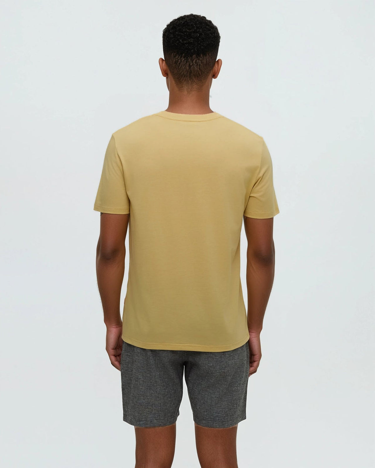 Tentree Men's TreeBlend Baker T-Shirt - Dusk Yellow Heather