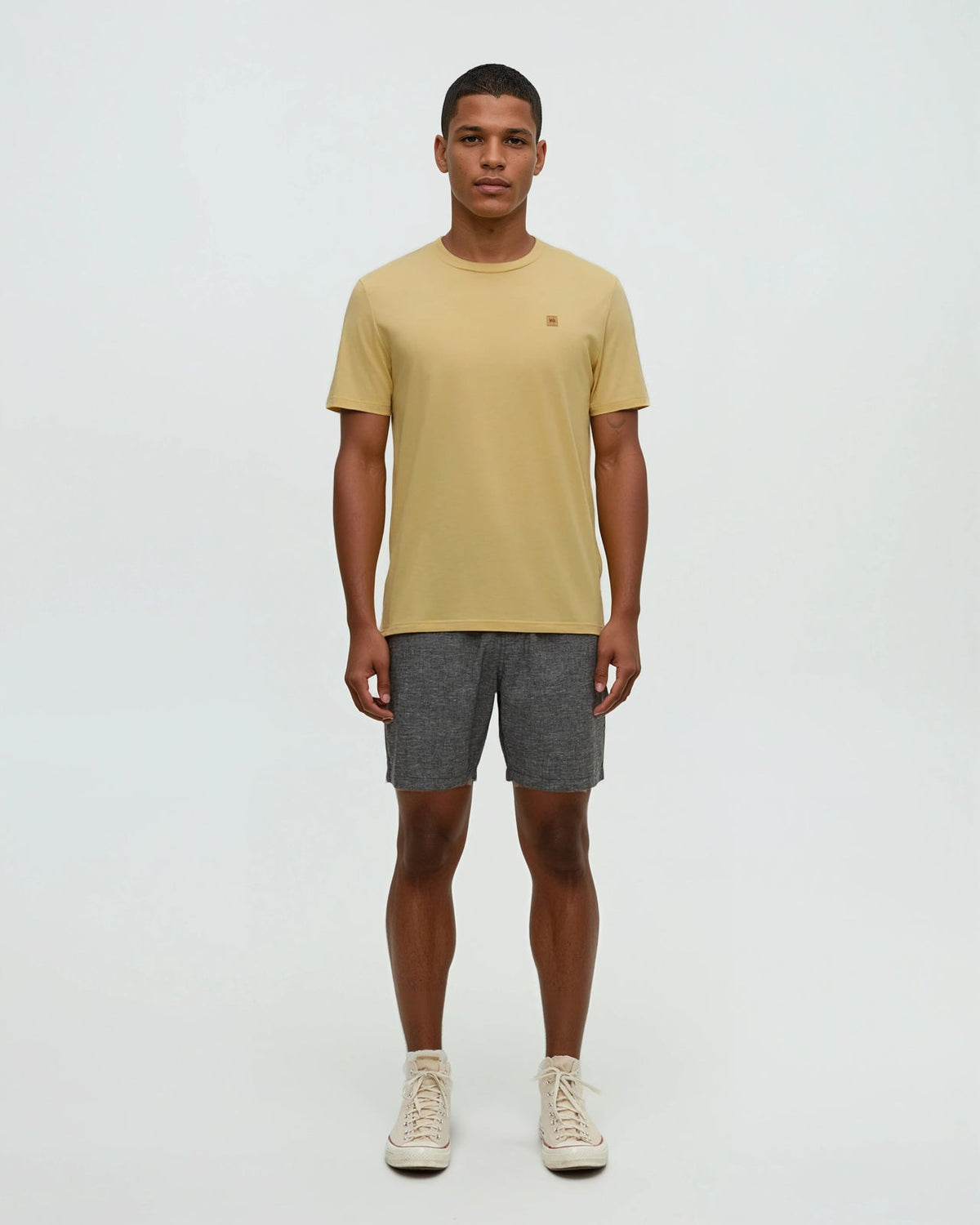 Tentree Men's TreeBlend Baker T-Shirt - Dusk Yellow Heather