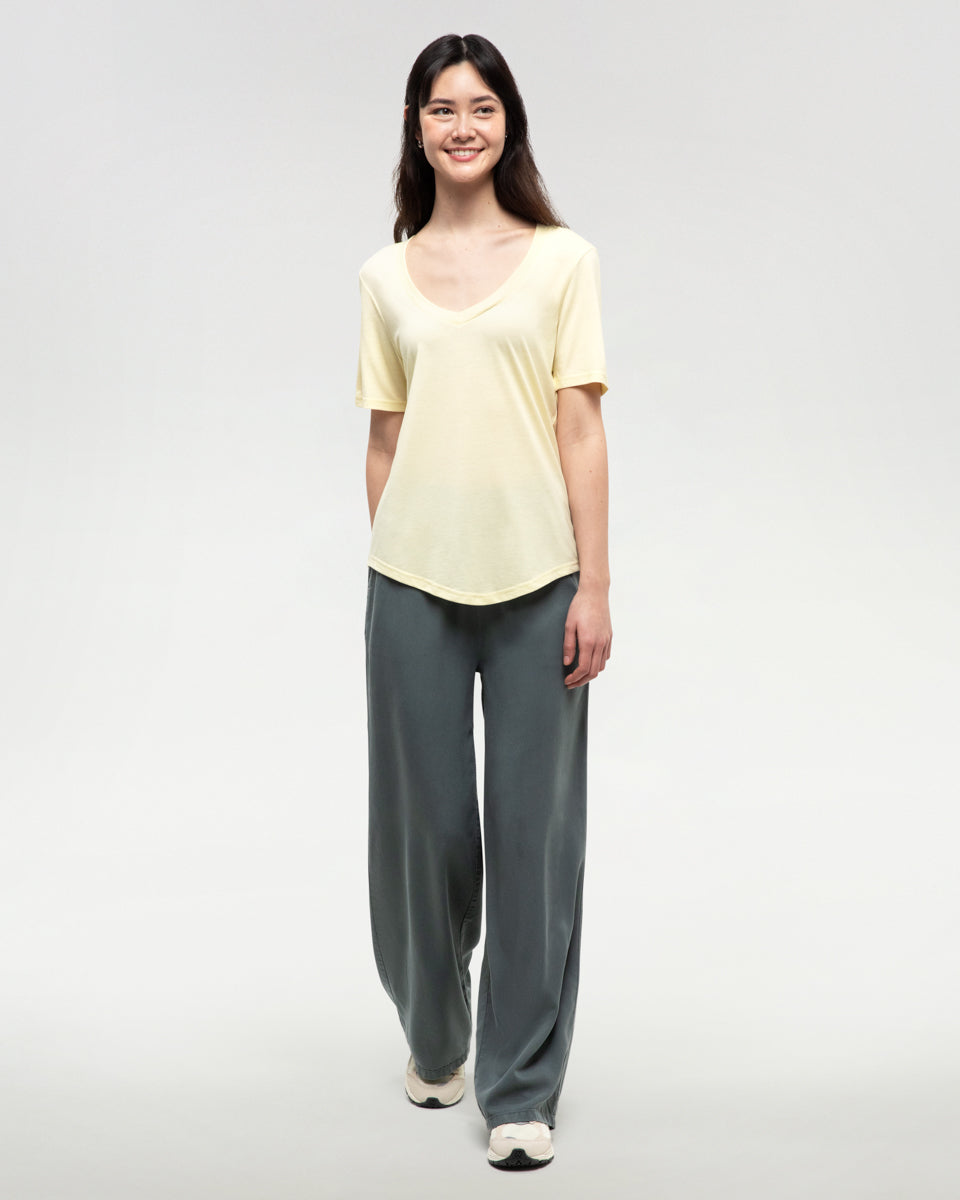 Tentree Women's TreeBlend Brackley T-Shirt - Sunray Heather