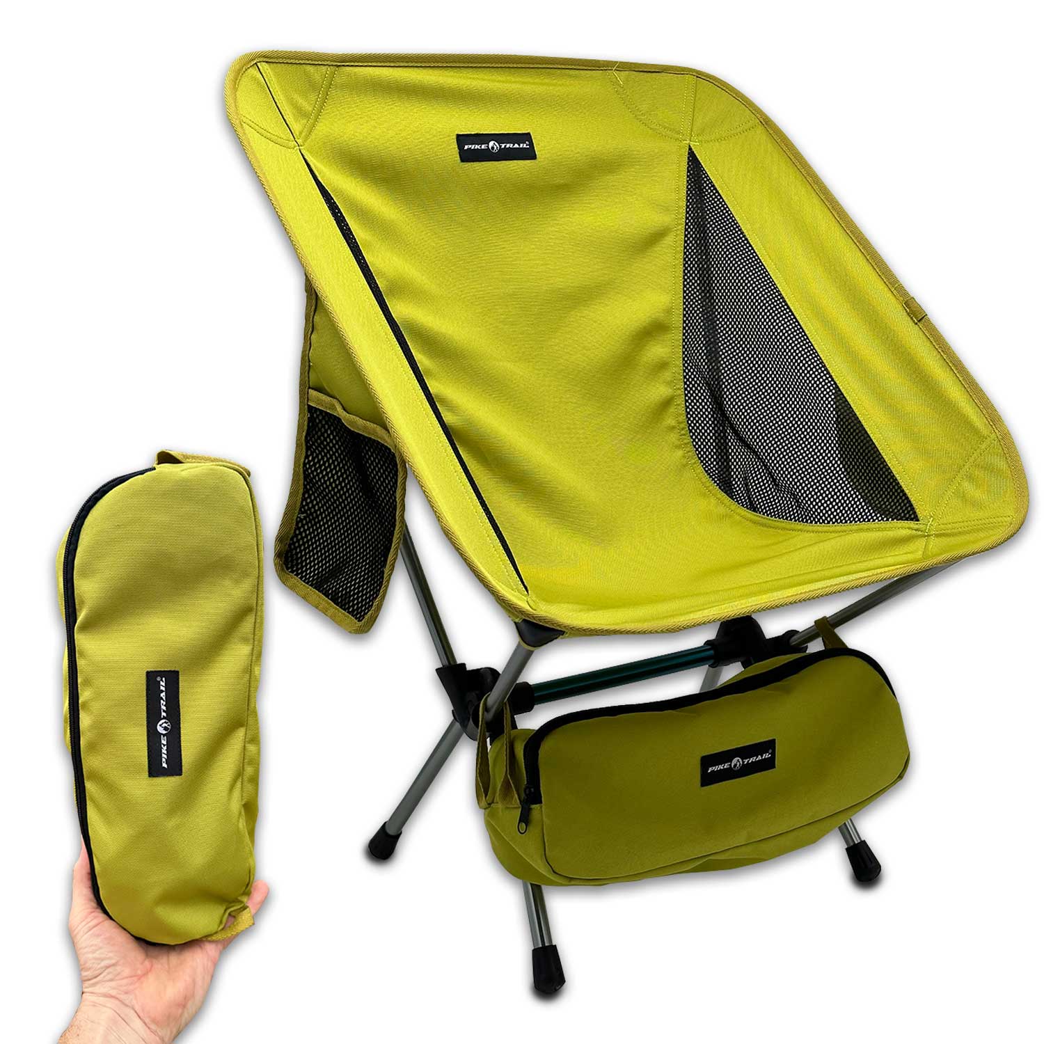 Pike Trail Ultralight Compact Outdoor Camping Tailgate Festival Beach Chair by Pike Trail