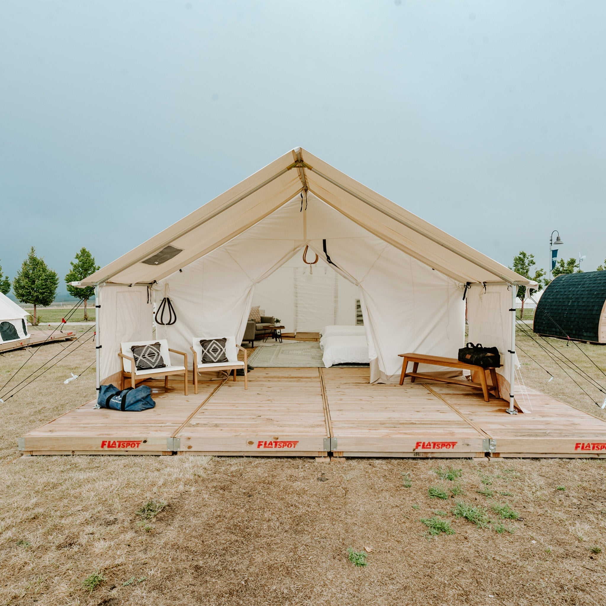 White Duck 16'x20' Alpha Pro Wall Tent