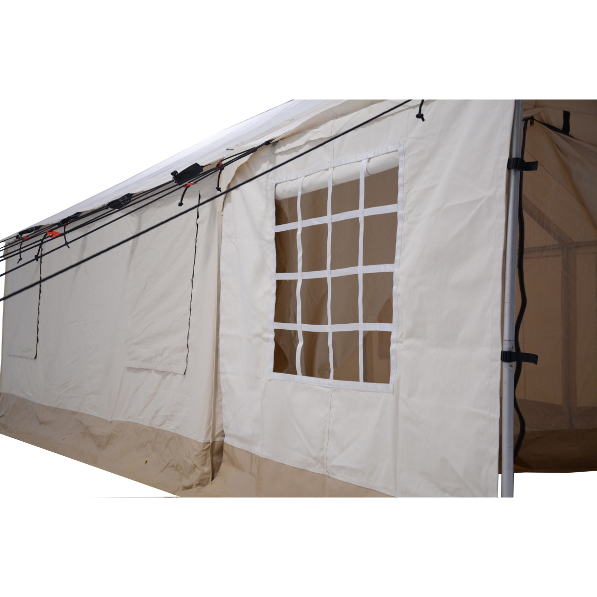 White Duck 8'x10' Porch - Canvas Wall Tent