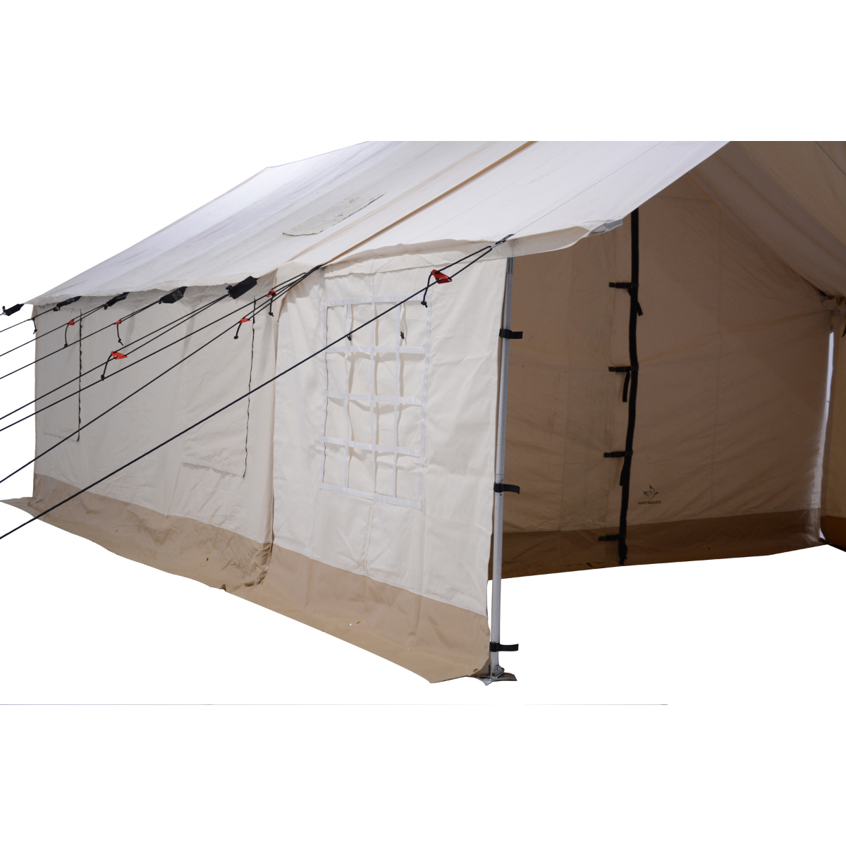 White Duck 16'x20' & 16'x24' Porch - Canvas Wall Tent