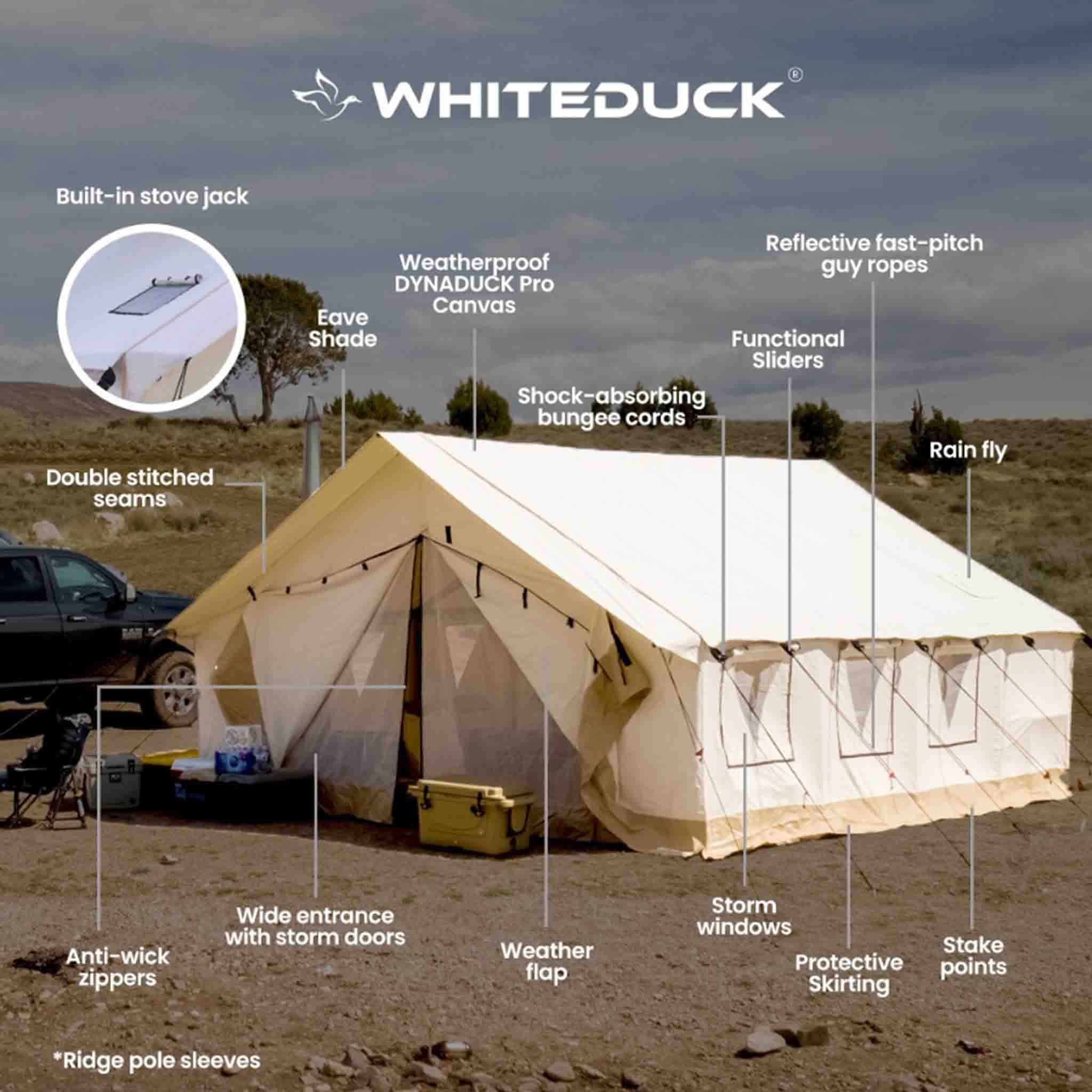 White Duck Alpha Wall Tent