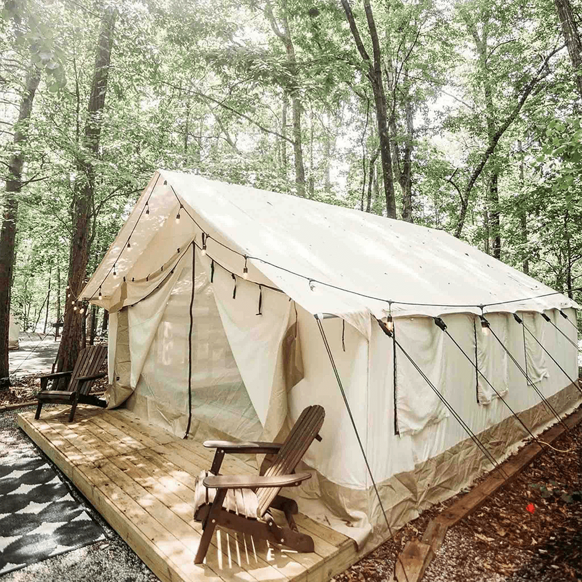 White Duck 16'x20' Alpha Wall Tent