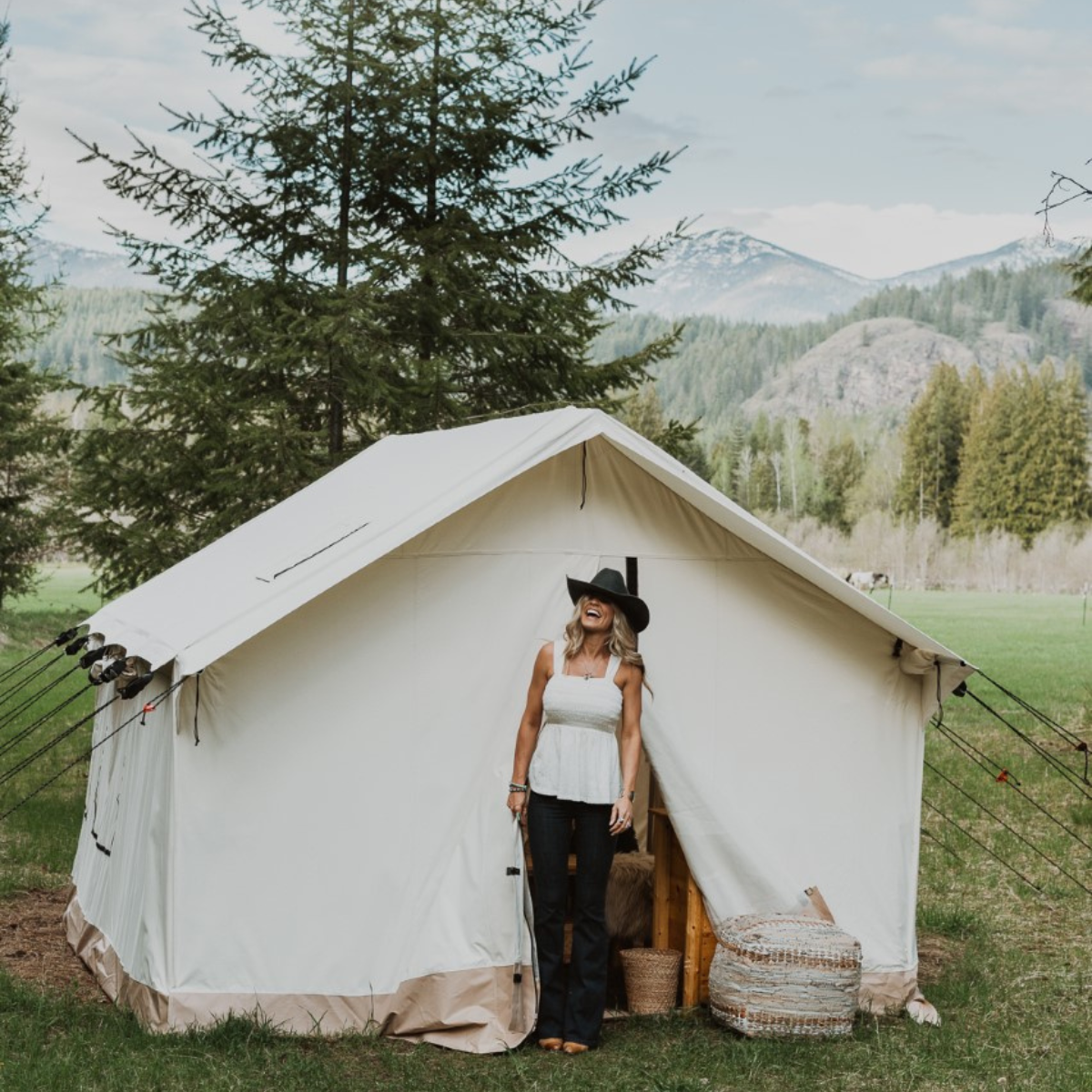 White Duck 12'x14' Alpha Wall Tent